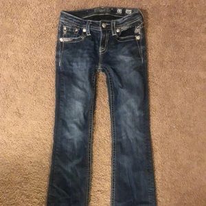 MissMe jeans,(little girls) size 12, dark wash